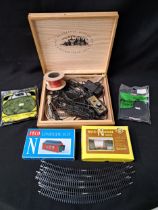LARGE SELECTION OF MODEL RAILWAY AND TRAIN ACCESSORIES including a Graham Farish power supply/