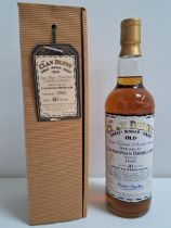 CALEDONION 40 YEAR OLD SINGLE GRAIN SCOTCH WHISKY Hunter Hamilton the Clan Denny bottling. From