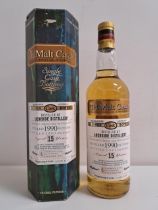LOCHSIDE 15 YEAR OLD SINGLE MALT SCOTCH WHISKY Douglas Laing and Co, The Old Malt Cask series.