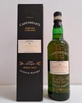 BLADNOCH 18 YEAR OLD SINGLE MALT SCOTCH WHISKY Cadenhead's Authentic Collection. Distilled June