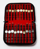 A collection of 20 assorted gents vintage wristwatches including an antimagnetic Oris, a Roma