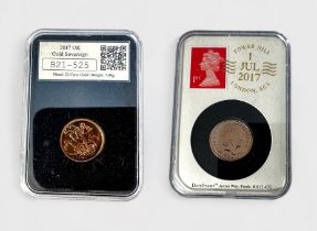 An QEII Gold Sovereign, Date Stamped 1st July 2017, 22ct, Brilliant struck, obv Jody Clark 5th