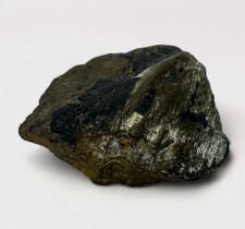 A rock, possibly a meteorite found in the mud flats at low tide by Portchester Roman Fort,