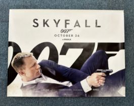 A James Bond UK Quad film poster, Skyfall (2012) IMAX Advance, 26th October, Daniel Craig as James