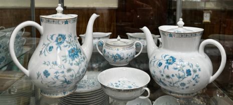 An extensive Haviland Limoges dinner service, comprising approximately 298 pieces, in a blue