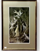 Jenny Press (20th Century), Fairies in a nocturnal woodland setting, signed and dated '88,'