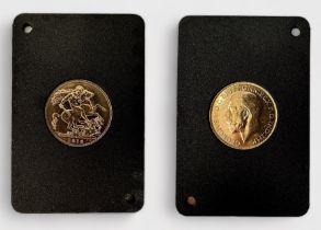 A George V Gold Sovereign, 1916, 22ct, 7.98g, Very Fine, in two-piece plastic capsule, fitted