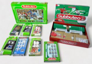 Subbuteo - Three complete playsets, including, two versions of Club Edition, no. 60140, and a