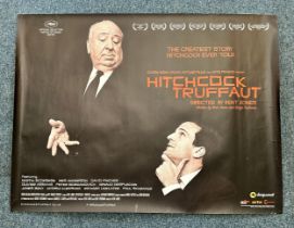 Four assorted UK Quad size film posters, comprising, Hitchcock/Truffaut (2015), Exhibition on