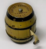 A Novelty Tape Measure modelled as a coopered barrel for William Younger and Company Limited Brewers