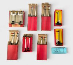 Eight various boxed Hornby-Dublo ‘OO’ gauge semaphore signal kits, comprising, Single-Arm Signal -