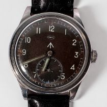 A WWII military issue stainless steel IWC (International Watch Company) ‘Dirty Dozen’ ‘W.W.W’ (Wrist