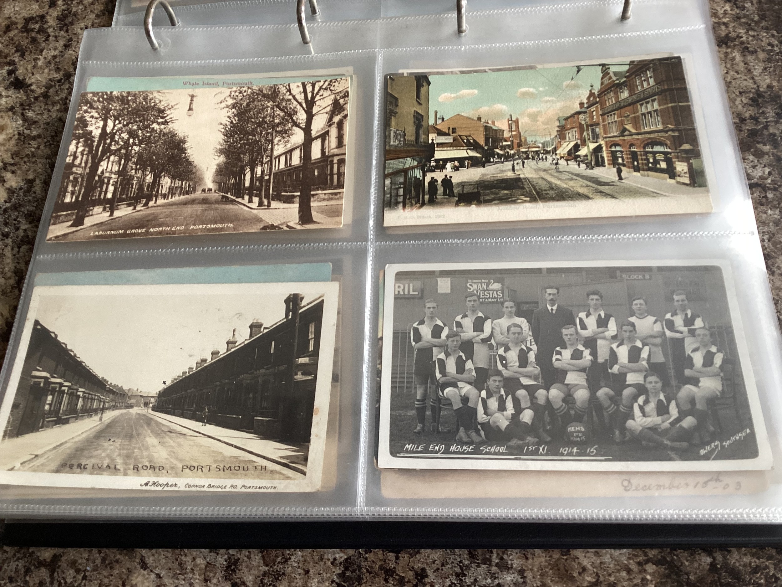 3 albums containing more than 440 standard-size postcards Portsmouth and Southsea. The main album of - Image 2 of 6