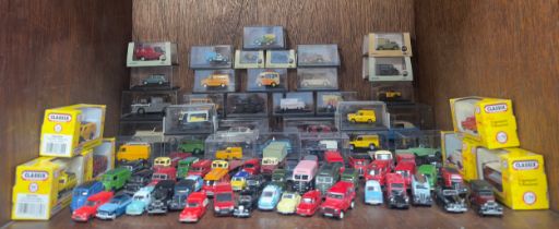 Approximately 80 various Oxford Diecast scale model vehicles, comprising thirty housed in original