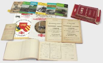 A large collection of assorted Railway and Transport literature, ephemera and collectables,