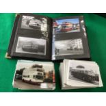 Approximately 600 photographs of buses in Portsmouth - 500 or so in a box and another 100 in an