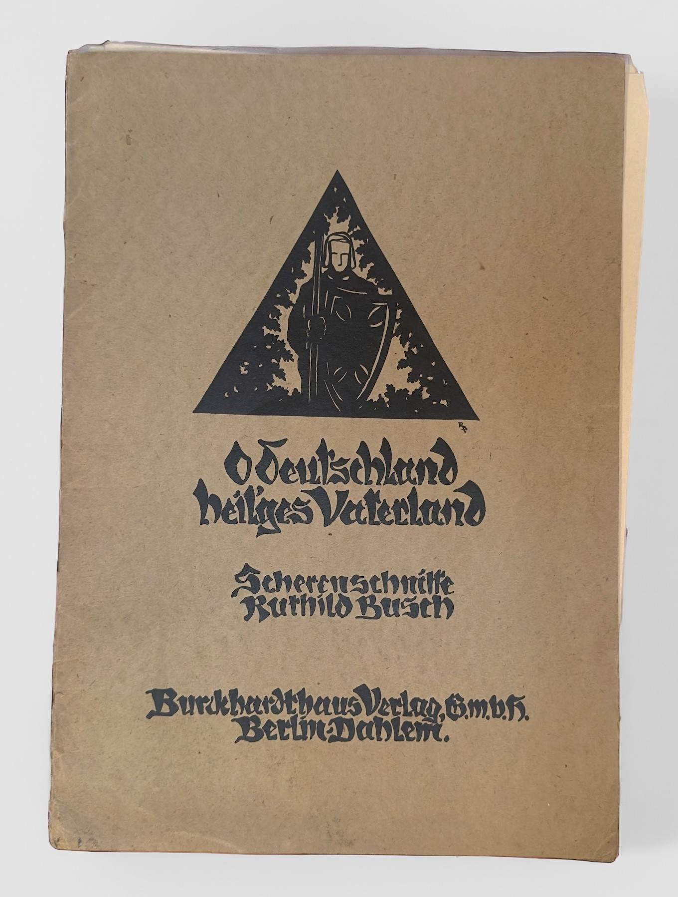 Busch, Ruthild. 'Germany, The Holy Fatherland' and 'Silhouettes of Ruthild Busch, published - Image 2 of 2