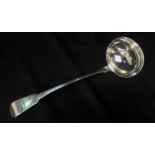 A George IV Silver 'Fiddle Pattern' Serving Ladle, London, 1823, maker Thomas and George Hayter,