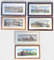 Six various railway carriage prints, from the LNER post war and Scottish Region series,