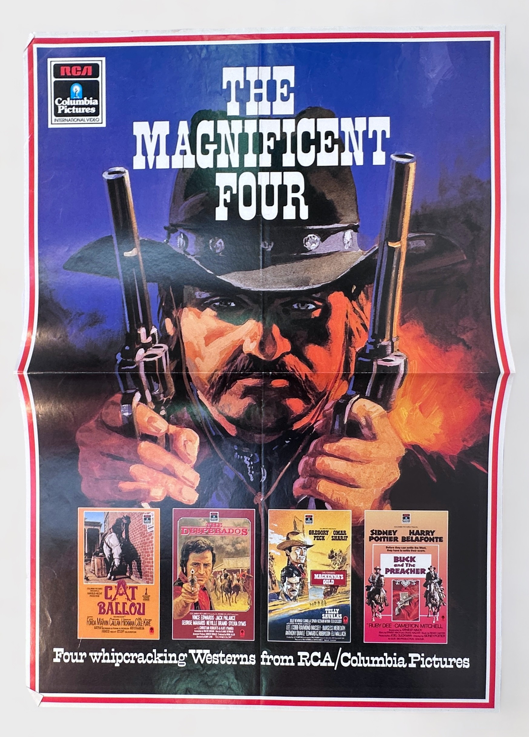 Eight assorted Western film posters for UK, French and German audiences, many for home videos, - Bild 2 aus 9