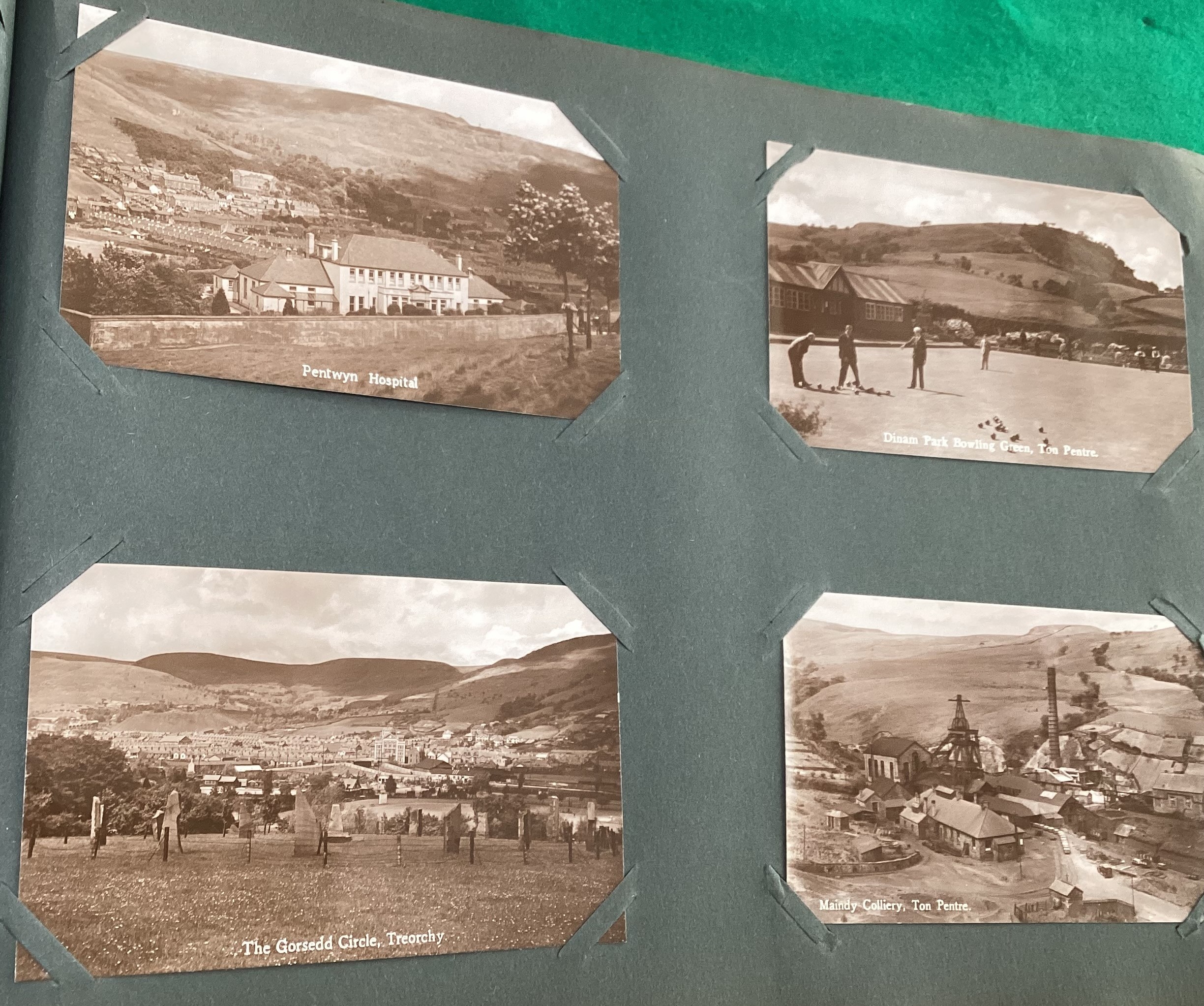 An old album containing approximately 300 postcards – mainly standard size but also around 36 modern - Image 5 of 6