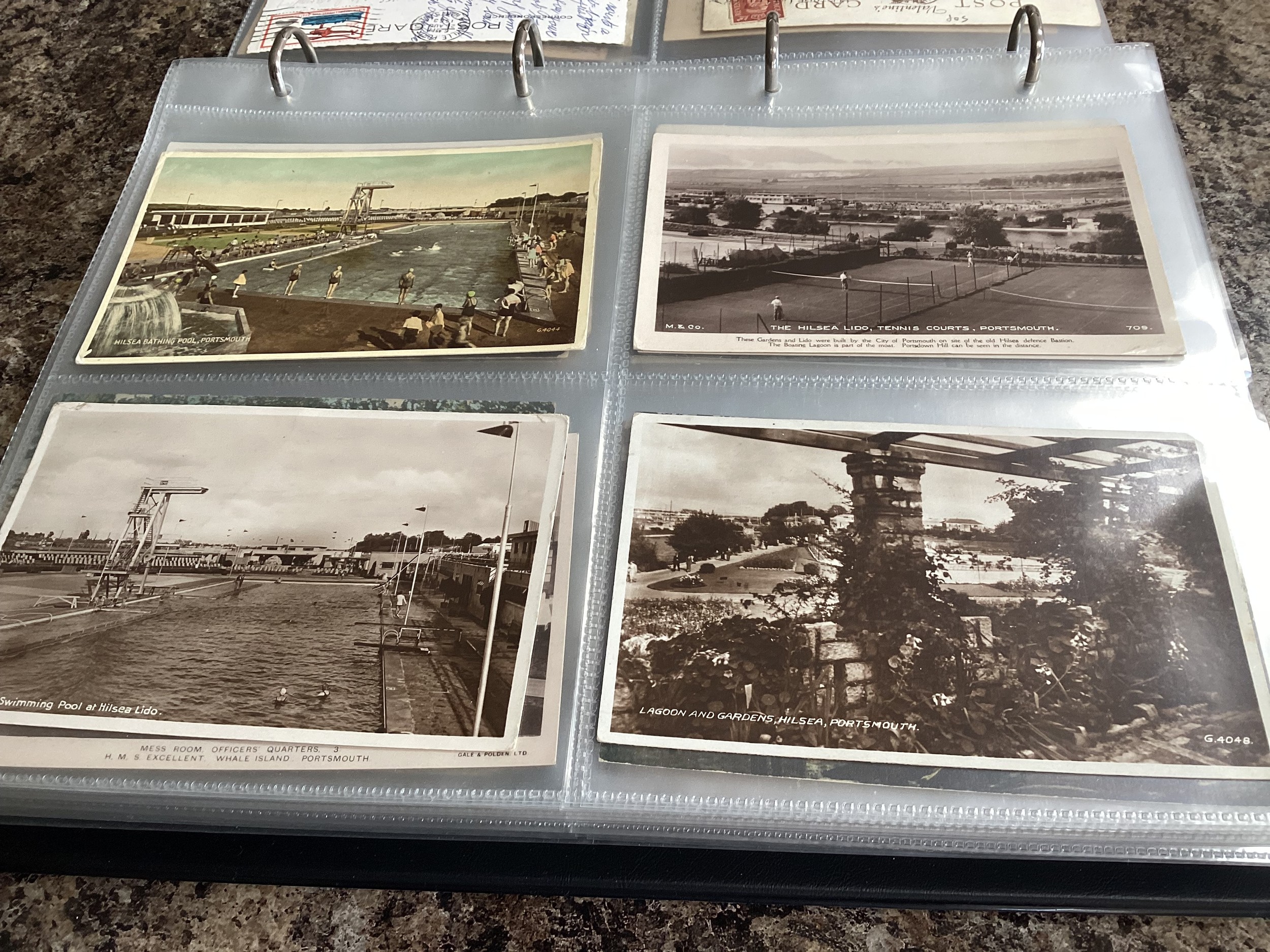 3 albums containing more than 440 standard-size postcards Portsmouth and Southsea. The main album of - Image 5 of 6