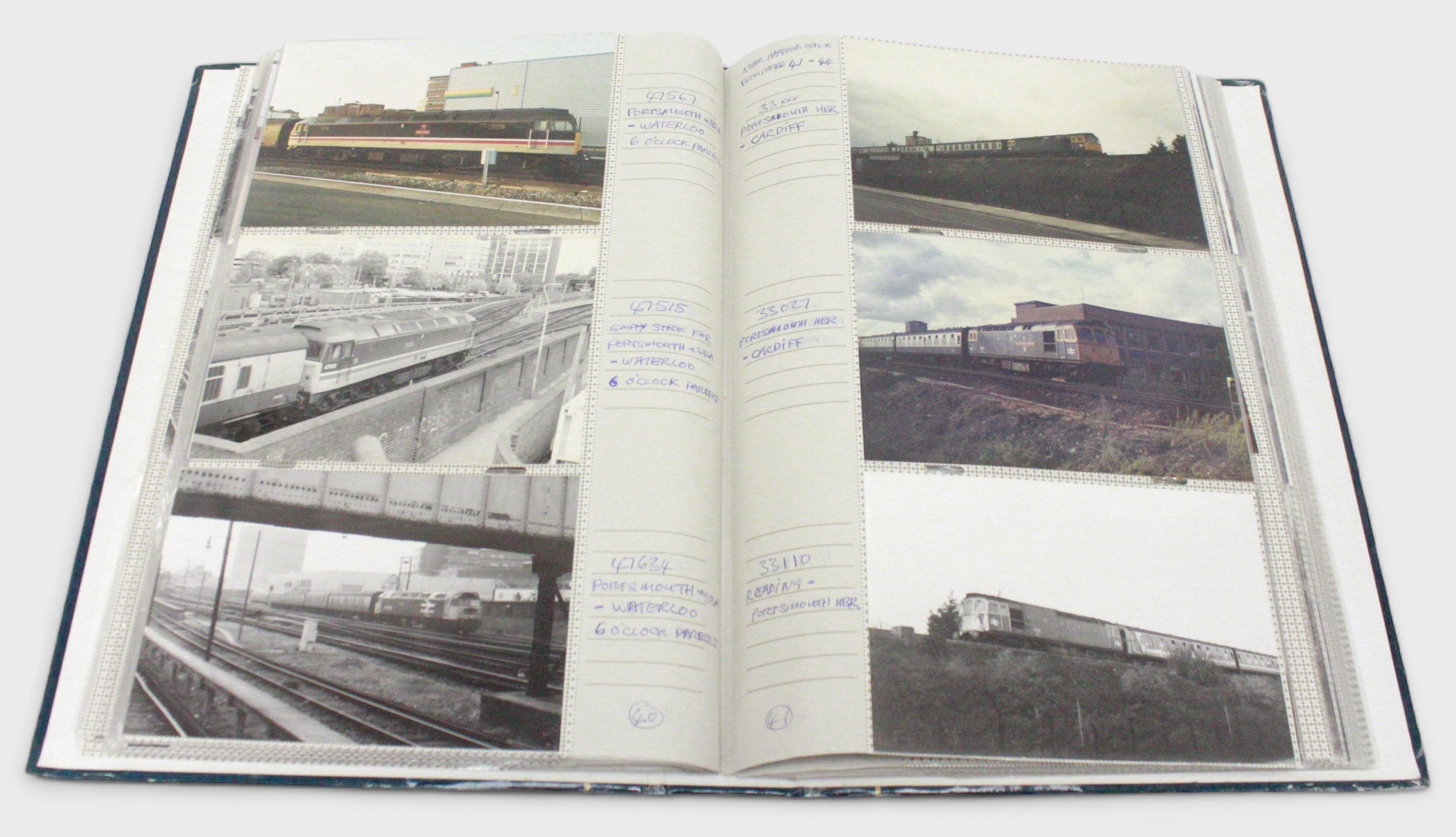 An extensive collection of railway photographs, predominantly trains, monochrome and polychrome, - Image 4 of 5