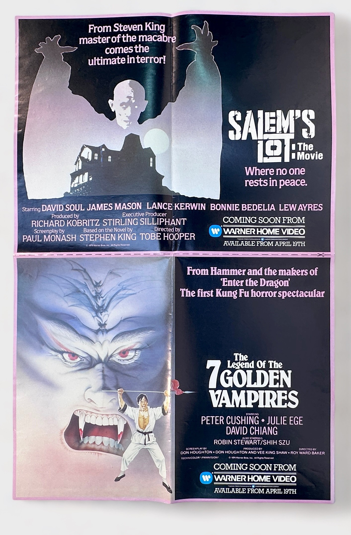 Nineteen assorted Horror film posters for UK and German audiences, many for 1980s home videos, - Image 4 of 20