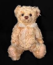 A boxed Steiff QVC Year 2014 Teddy Bear, EAN 664243, limited edition no. 144/1500, light blond,