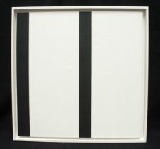 Keith Richardson-Jones (1925–2005) Untitled work with two black lines to a white background,