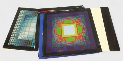 Victor Vasarely (1908-1997) ‘Progressions 3’ portfolio, including 8 heliogravure prints on paper
