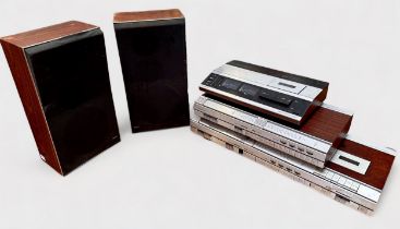 A collection of Bang & Olufsen Hi-Fi equipment, comprising Beocenter 2600, 1978-82, Beocord 1900,