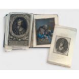 Approximately forty 18th and 19th century steel engraved and line engraved portraits of Royal,