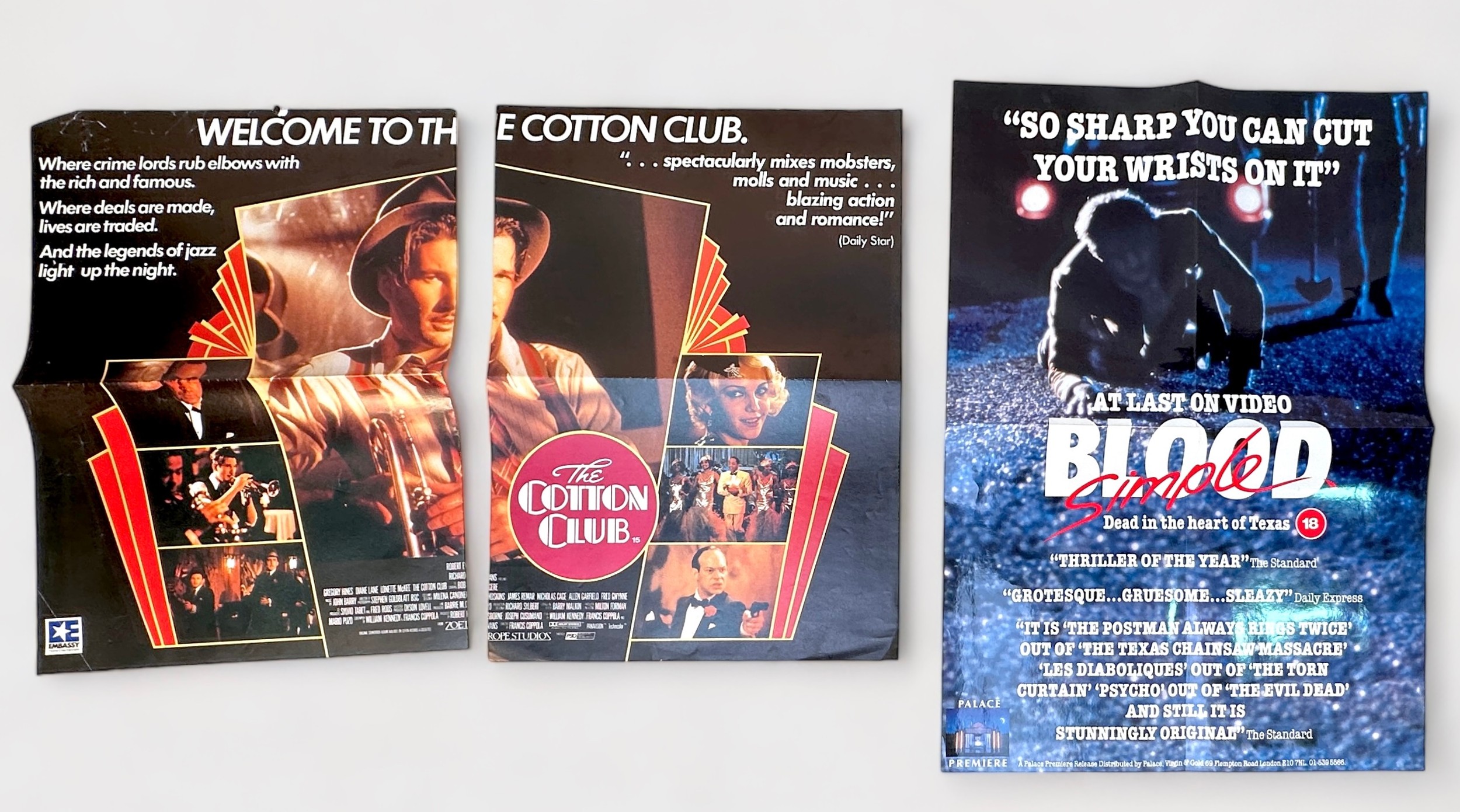 Eight assorted 1970s/80s Crime Thriller film posters, including Raging Bull (1980), starring - Image 4 of 6