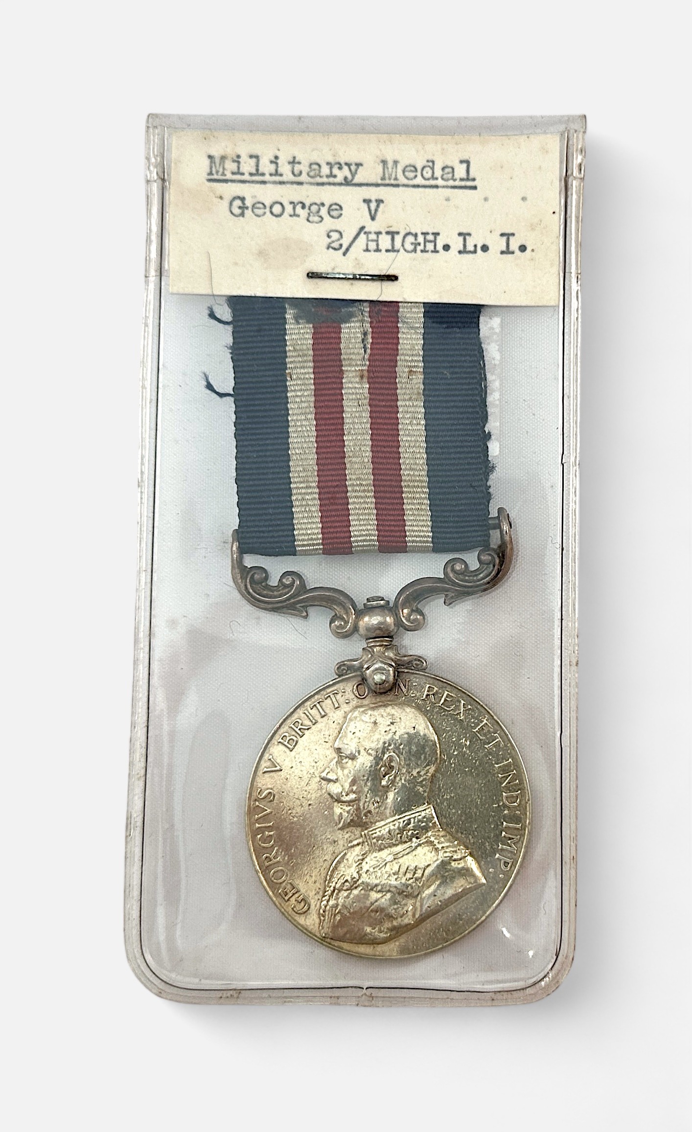 A George V Military Medal '11084 A. Cpl. R. OSWALD 2/ HIGH: L.I.' Robert Oswald 2nd Bt. B