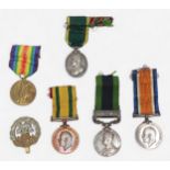 A George V British five-medal group awarded to Serjeant W.C. Samways, Hampshire Regiment,