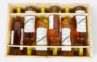 A case of 12 bottles of Chateau La Tour Blanche Sauternes, 1999 vintage, 1er grand, Cru Classe, in