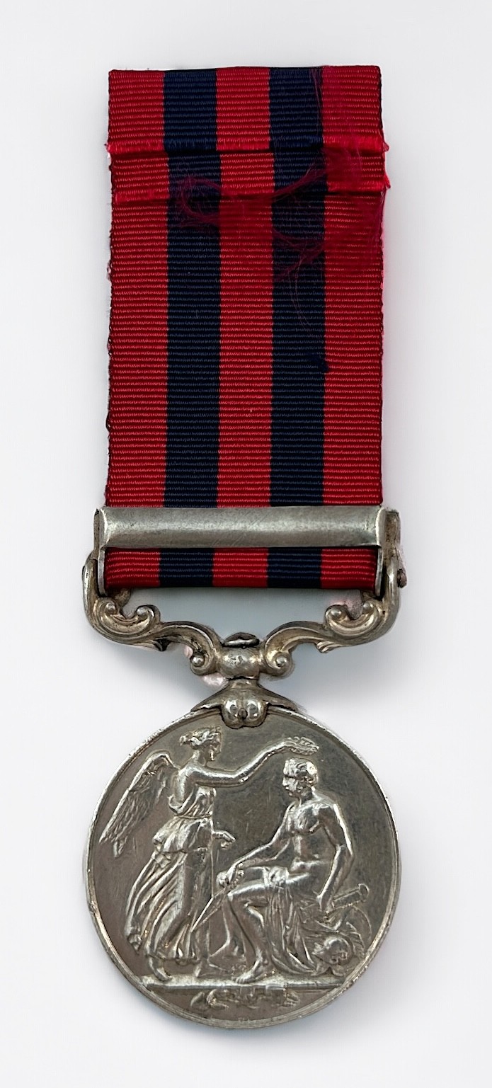 Queen Vicroria India General Service Medal with WAZIRISTAN 1894-5 Clasp to 4604 Sepoy Gilja 1st Sikh - Bild 2 aus 2