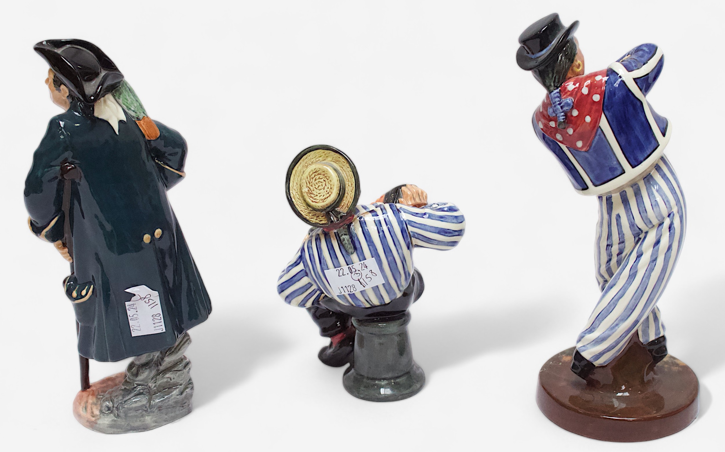 Three Royal Doulton figures, ‘The Hornpipe’, HN2161, 24cm high, ‘The Jolly Sailor’, HN2172, 17cm - Image 2 of 3