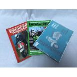 Three various Lambretta scooter books including spare parts catalogue, ‘The Complete Spanner’s