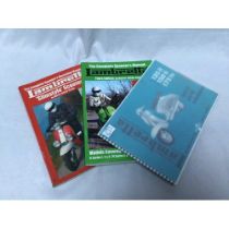 Three various Lambretta scooter books including spare parts catalogue, ‘The Complete Spanner’s