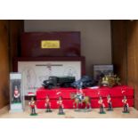 A collection of boxed hand-painted lead military figure sets, comprising mostly W. Britains, to