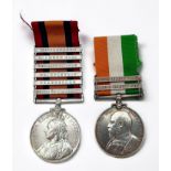 A Queen's South Africa Medal with Six Clasps comprising Relief of Kimberley, Paardeberg,