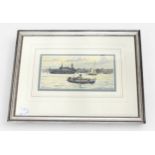 Colin M. Baxter (b.1963), ‘Harbour Cruise Three Shillings, Training Ship Foudroyant off Gosport,