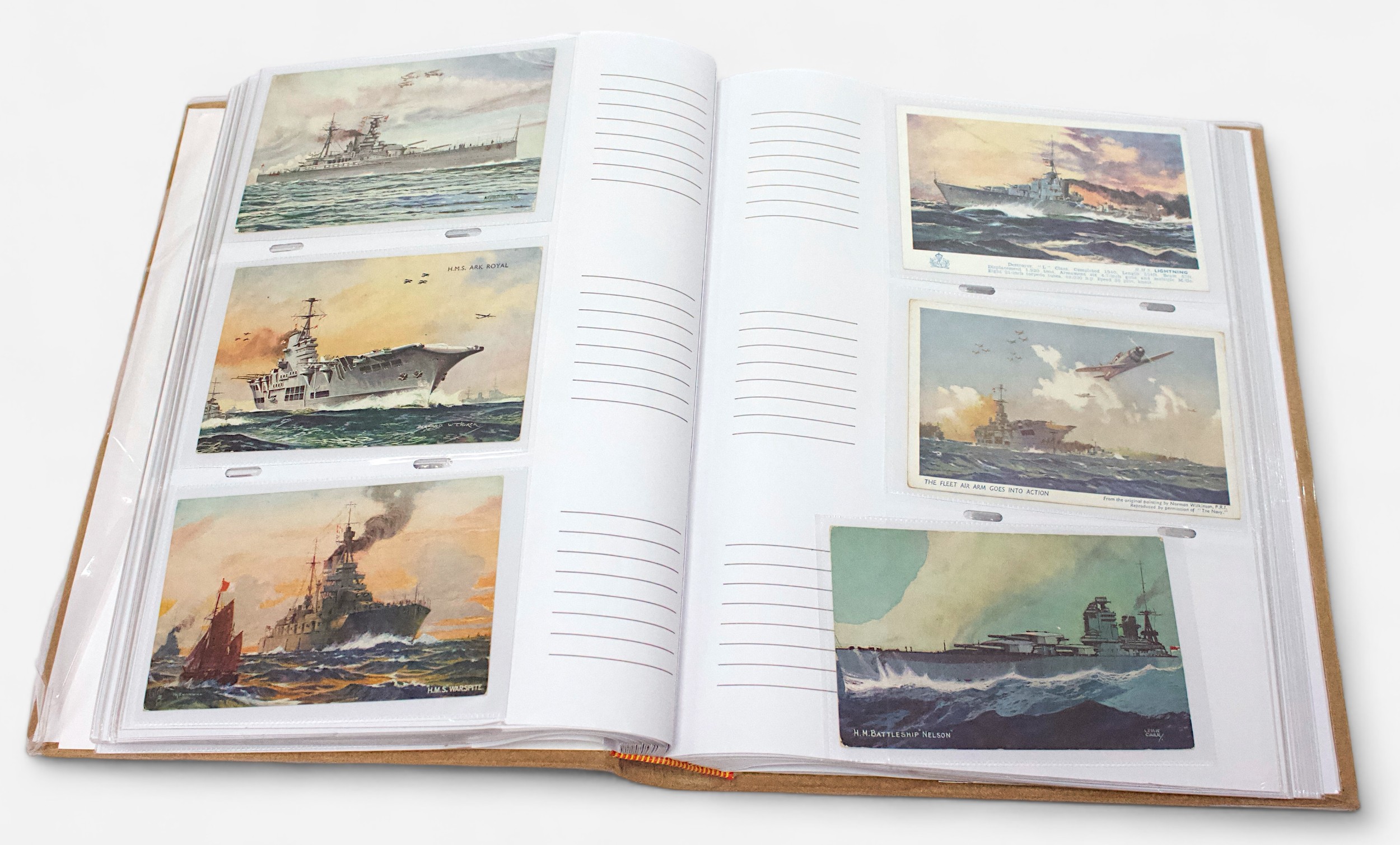 Approximately 120x naval postcards, colour printed, approx. 50% Raphael Tuck & Sons, various ‘ - Image 3 of 4