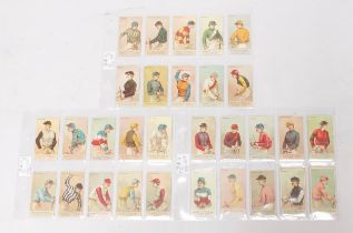 Late 19th Century USA cigarette cards, Allen & Ginter, Racing Colors of the World, thirty-two