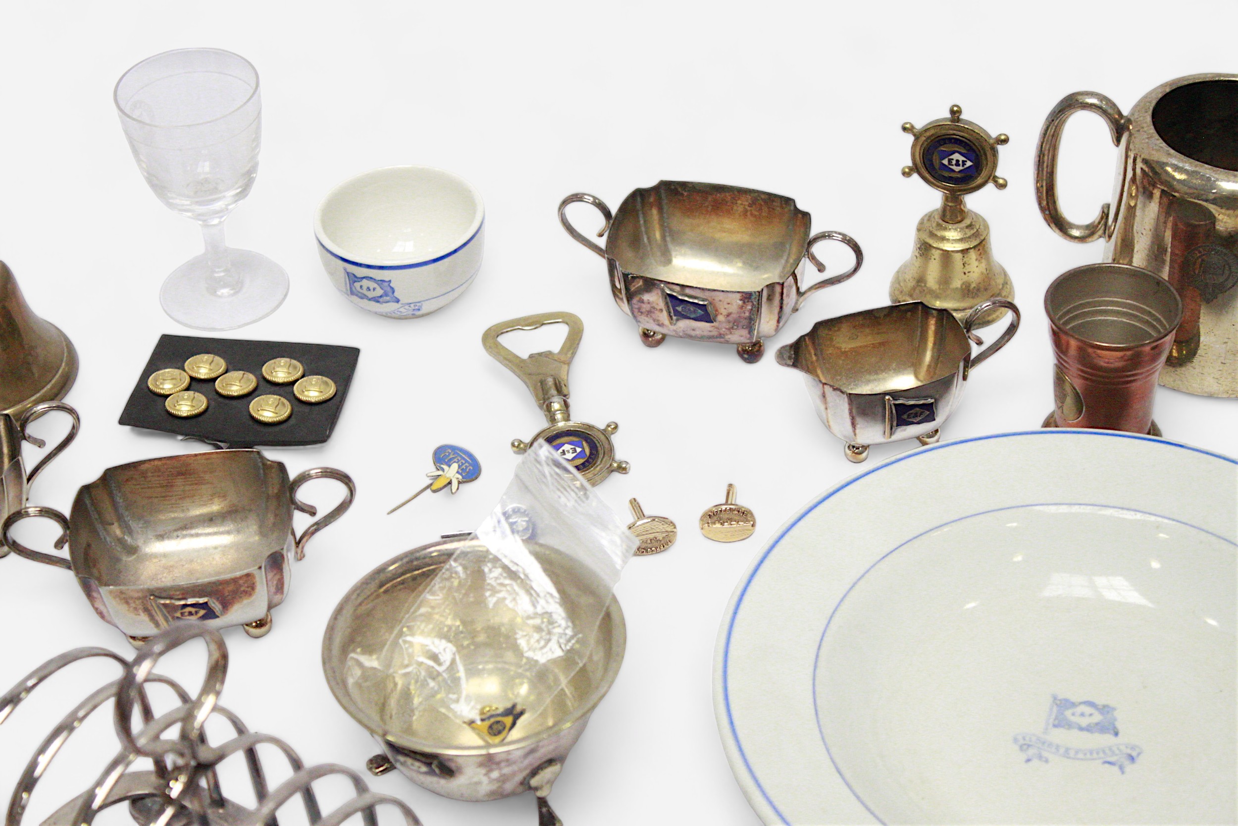 Elders & Fyffes Line, a collection of assorted silver and silver-plated wares and cutlery, including - Image 2 of 5