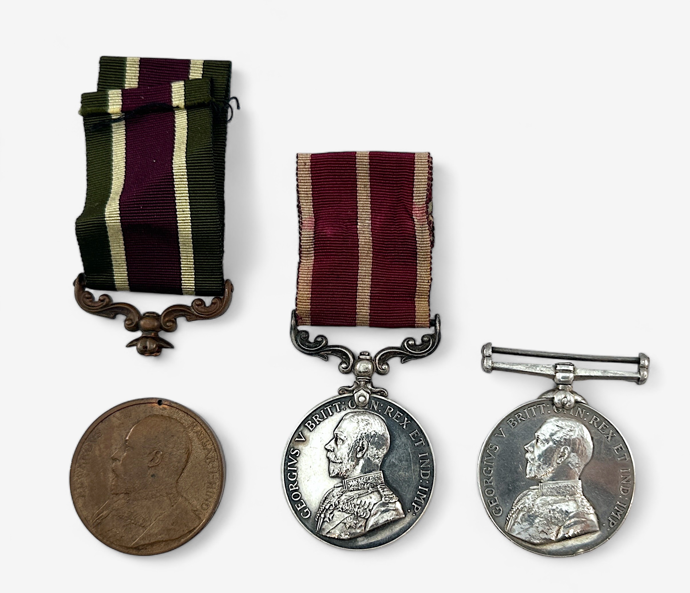 An Edward VII Tibet Medal, bronze, without Clasp to 905 Mate Vialu Supply & Transport Corps, (