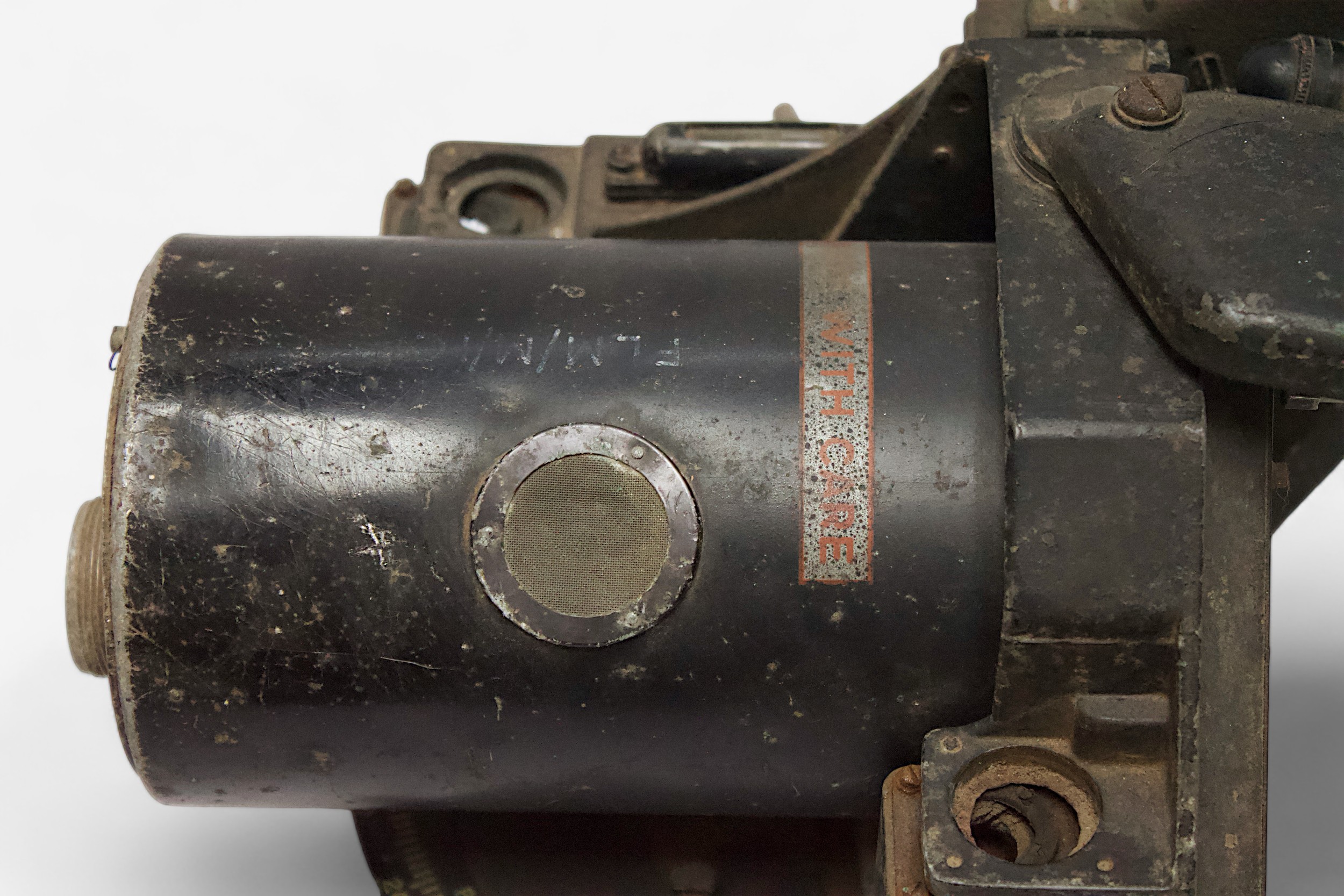 A WWII American Air Force Mark XIV bombsight, a Roll Stabilising Unit T1 sight by Sherry Gyroscope - Image 4 of 5