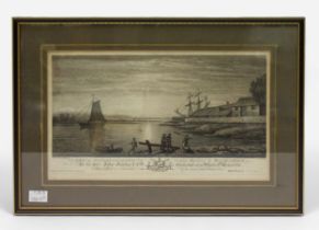 J. Mason after William Bellers, an 18th Century engraving: ‘A view of Langstone Harbour, near